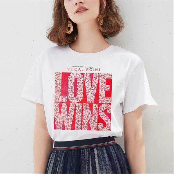 womens t shirts rainbow love wins letter print harajuku kawaii tshirts korean style female printed casual t shirt casual, White
womens t shirts rainbow love wins letter print harajuku kawaii tshirts korean style female printed casual t shirt casual, White
