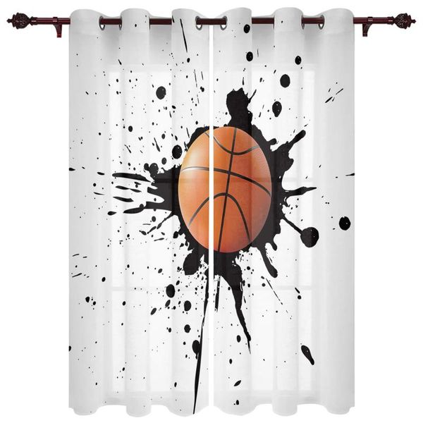 luxury window curtain basketball ink splash l home living room kitchen bedroom decoration translucent polyester curtain
luxury window curtain basketball ink splash l home living room kitchen bedroom decoration translucent polyester curtain