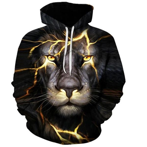 men's hoodies & sweatshirts novelty flame lion hoodie animal clothing funny sweatshirt 3d print sportswear autumn winter jacket, Black
men's hoodies & sweatshirts novelty flame lion hoodie animal clothing funny sweatshirt 3d print sportswear autumn winter jacket, Black