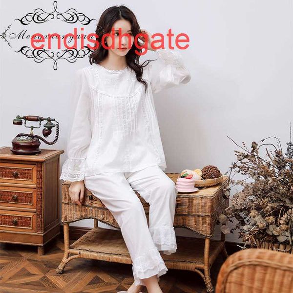 court autumn new style pajamas spring pure cotton suit long sleeve women's home wear, loose and casual, can be, Black;white
court autumn new style pajamas spring pure cotton suit long sleeve women's home wear, loose and casual, can be, Black;white