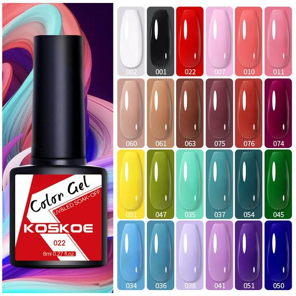 nail gel koskoe polish 8ml the colors of autumn semi permanant soak off need uv led coat art varnish, Red;pink
nail gel koskoe polish 8ml the colors of autumn semi permanant soak off need uv led coat art varnish, Red;pink