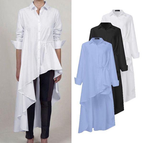 stylish asymmetrical blouse womens button shirts zanzea 2021 casual long sleeve female long sleeve lapel up blusas oversize tunic, White
stylish asymmetrical blouse womens button shirts zanzea 2021 casual long sleeve female long sleeve lapel up blusas oversize tunic, White