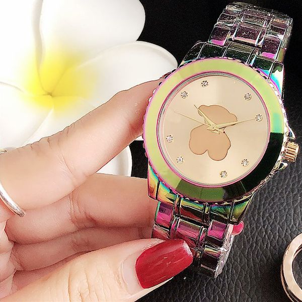 brand new exquisite wear-resistant charming cute bear watch waterproof 10m spanish style zircon watch
