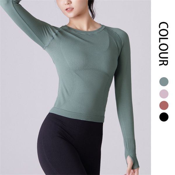 yiang autumn and winter new fitness clothes yoga long sleeve running women's tight short quick drying, Gray
yiang autumn and winter new fitness clothes yoga long sleeve running women's tight short quick drying, Gray