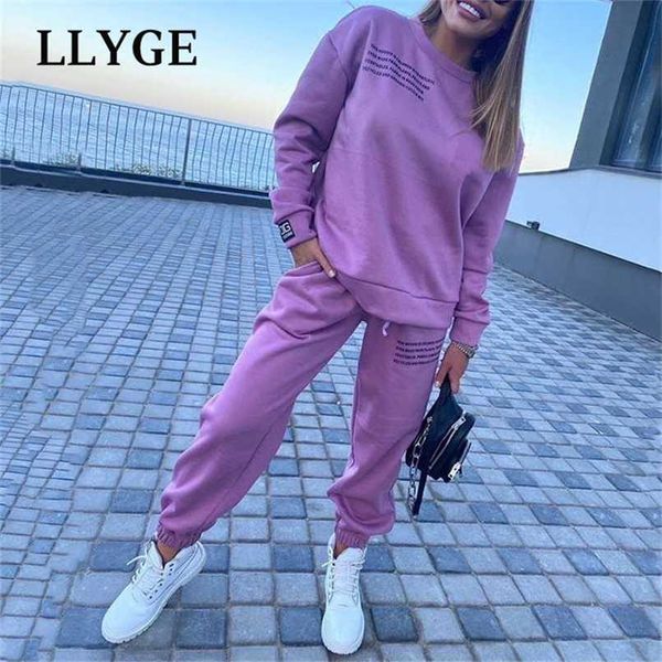 letter print two piece tracksuit women's set casual sweatshirt high waist pants sports suits female spring autumn lady sets 211022, White
letter print two piece tracksuit women's set casual sweatshirt high waist pants sports suits female spring autumn lady sets 211022, White