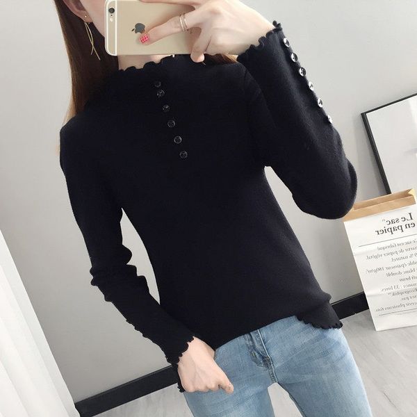 new fashionable turtlenecks with ruched women's high elastic solid 2021 autumn thin fashion elegant pullovers h278 sh5j, White;black
new fashionable turtlenecks with ruched women's high elastic solid 2021 autumn thin fashion elegant pullovers h278 sh5j, White;black