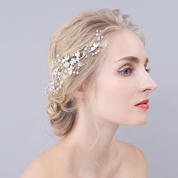 o909 luxurious handmade wedding bridal headpiece silver alloy pearls crystal rhinestone marriage evening party bride hair comb
o909 luxurious handmade wedding bridal headpiece silver alloy pearls crystal rhinestone marriage evening party bride hair comb
