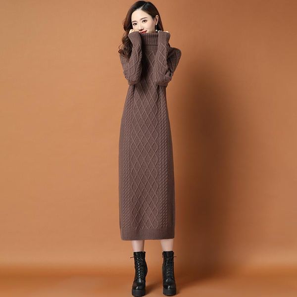casual dresses lengthen knit dress women autumn winter turtleneck sweater bottoming plus size thicken x-long long-sleeve kw1041, Black;gray
casual dresses lengthen knit dress women autumn winter turtleneck sweater bottoming plus size thicken x-long long-sleeve kw1041, Black;gray