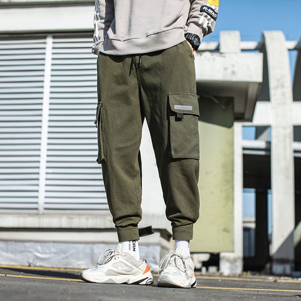 2021 new cargo cotton comfortable solid pencil with cordon fashion casual runners streetwear men's pants t5yb, Black
2021 new cargo cotton comfortable solid pencil with cordon fashion casual runners streetwear men's pants t5yb, Black