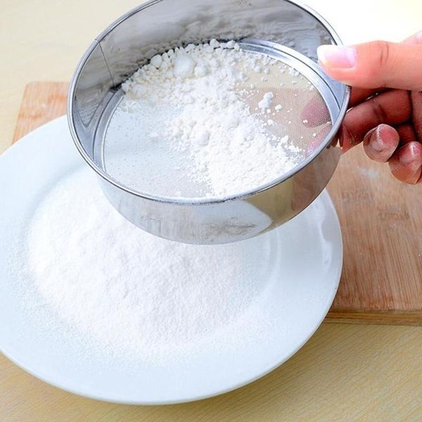 durable stainless steel mesh flour powder sifting sifter sieve strainer baking kitchen tool accessories supplies products
durable stainless steel mesh flour powder sifting sifter sieve strainer baking kitchen tool accessories supplies products