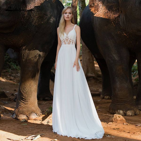 2021 new chiffon a line wedding es v neck beach bridal gowns with belt charming for women vestido de novia rz07, White
2021 new chiffon a line wedding es v neck beach bridal gowns with belt charming for women vestido de novia rz07, White
