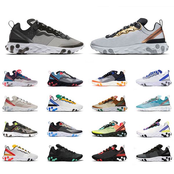 55 87 react element men women running shoes total orange toul yellow triple black solar red metallic gold sports sneakers size 36-45, White;red
55 87 react element men women running shoes total orange toul yellow triple black solar red metallic gold sports sneakers size 36-45, White;red