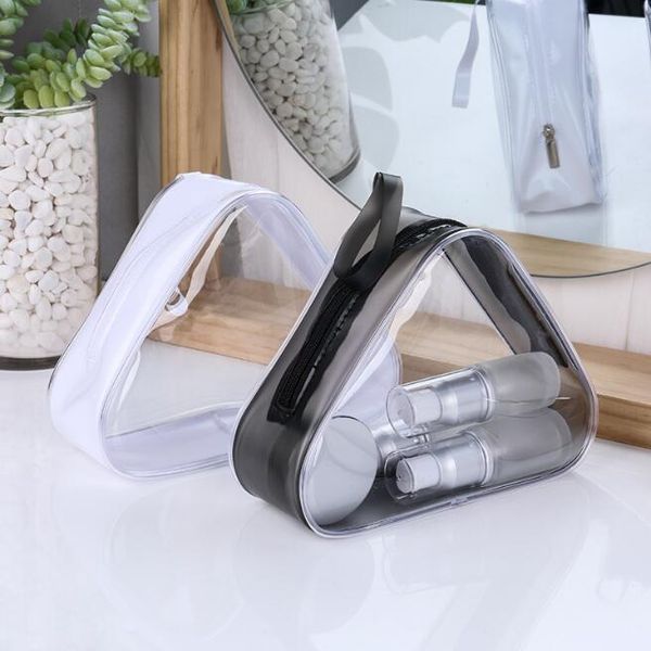 dhl100pcs cosmetic bags women pvc transparent waterproof triangle shaped multifunctional travel wash bag
dhl100pcs cosmetic bags women pvc transparent waterproof triangle shaped multifunctional travel wash bag