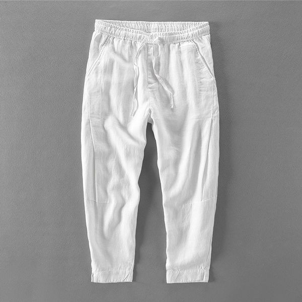 2021 new 100% linen brand casual autumn men solid elastic ankle-length pants mens flax trousers pantalones pantalon 40 470x, Black
2021 new 100% linen brand casual autumn men solid elastic ankle-length pants mens flax trousers pantalones pantalon 40 470x, Black