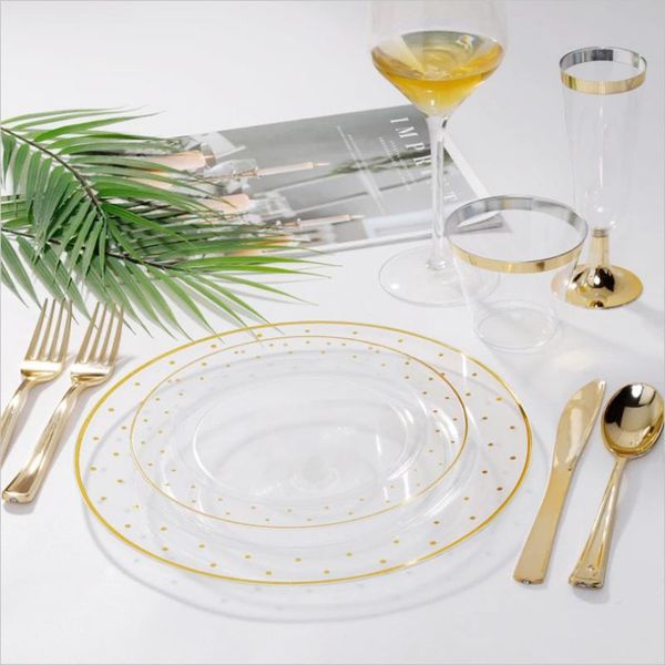 disposable dinnerware gold plates wedding party home supplie plastic for 10 people silverware cups
disposable dinnerware gold plates wedding party home supplie plastic for 10 people silverware cups