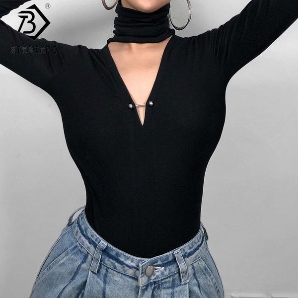 women's jumpsuits & rompers black bodysuit women turtleneck halter long sleeve knitted slim jumpsuit for spring autumn d12013a, Black;white
women's jumpsuits & rompers black bodysuit women turtleneck halter long sleeve knitted slim jumpsuit for spring autumn d12013a, Black;white