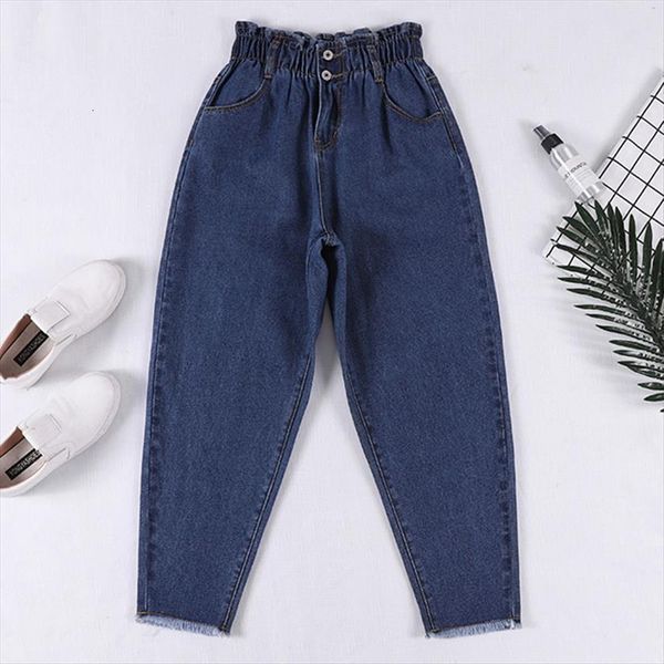 harem pants fashion women jeans high waist loose blue denim buttons big plus trousers summer streetwear cloth
harem pants fashion women jeans high waist loose blue denim buttons big plus trousers summer streetwear cloth