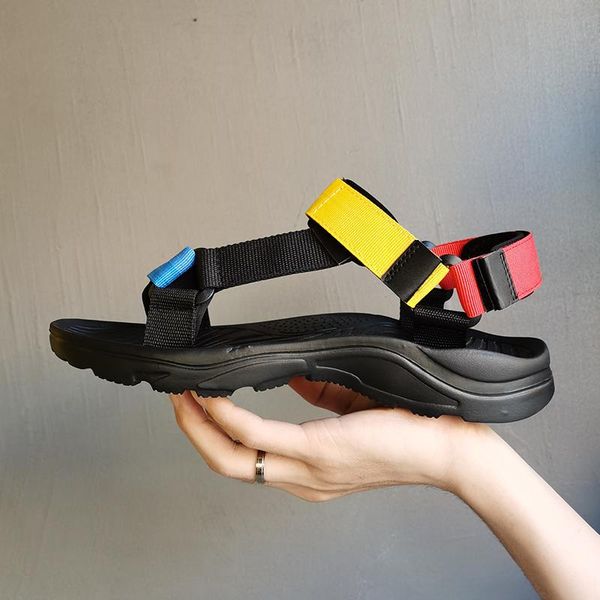 new ladies beach sandals fashion roman style wear-resistant thick-soled non-slip soft breathable men sandals couple beach shoes, Black
new ladies beach sandals fashion roman style wear-resistant thick-soled non-slip soft breathable men sandals couple beach shoes, Black