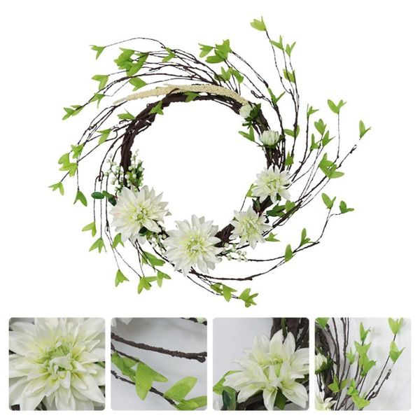 1pc artificial dahlia hanging wreath festival garland wall dangling decor(green)
1pc artificial dahlia hanging wreath festival garland wall dangling decor(green)