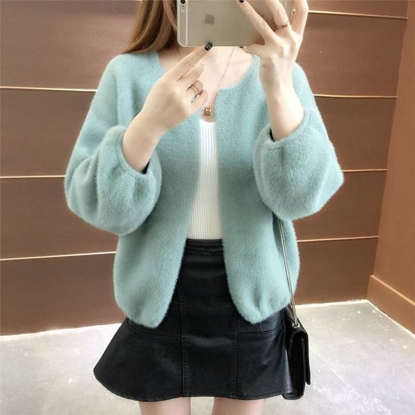 2021 new autumn women solid faux mink oversize knitted cardigan sweater femme casual loose open stitch casaco mujer k116faa4, White;black
2021 new autumn women solid faux mink oversize knitted cardigan sweater femme casual loose open stitch casaco mujer k116faa4, White;black