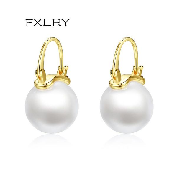 hoop & huggie fxlry elegant white imitation pearls earrings for women statement fashion jewellery gifts, Golden;silver
hoop & huggie fxlry elegant white imitation pearls earrings for women statement fashion jewellery gifts, Golden;silver