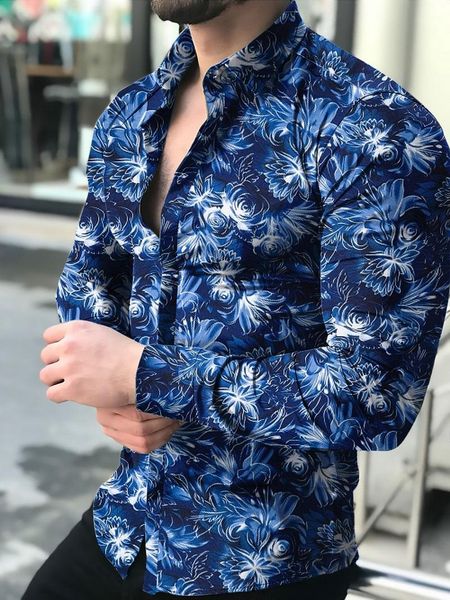 men's casual shirts spring and autumn shirt long sleeve printed lapel collar floral men -xxl, White;black
men's casual shirts spring and autumn shirt long sleeve printed lapel collar floral men -xxl, White;black
