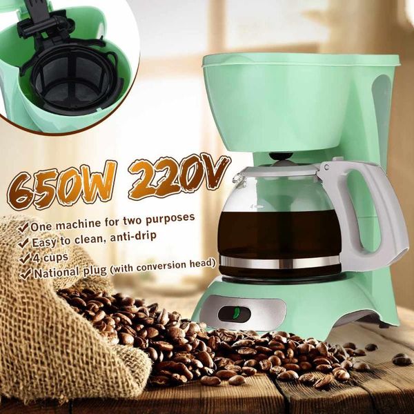 600ml 4-6 cup coffee machine 220v espresso drip coffee maker with glass kettle powder filter anti-drip insulation teapot
600ml 4-6 cup coffee machine 220v espresso drip coffee maker with glass kettle powder filter anti-drip insulation teapot