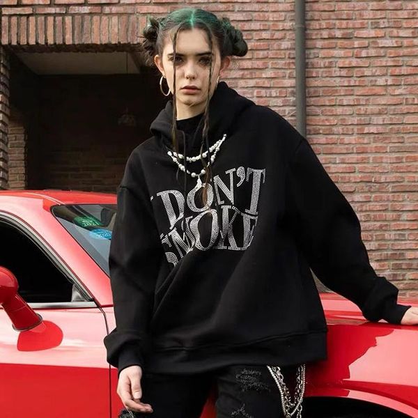women's hoodies & sweatshirts black punk rhinestone zip jacket female street grunge pullover winter oversize hoodie y2k hip hop couple
women's hoodies & sweatshirts black punk rhinestone zip jacket female street grunge pullover winter oversize hoodie y2k hip hop couple
