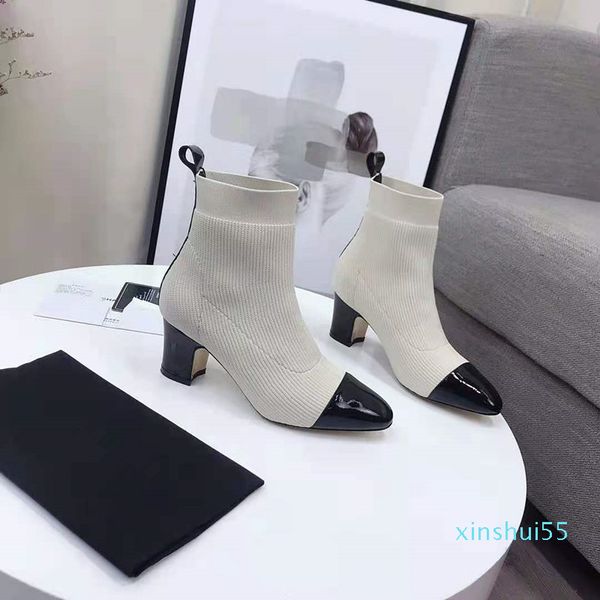 autumn and winter socks highs-heel fashion knitted elastic boots temperament letters leisure women shoes womens letter thick high heels 3052, Black
autumn and winter socks highs-heel fashion knitted elastic boots temperament letters leisure women shoes womens letter thick high heels 3052, Black