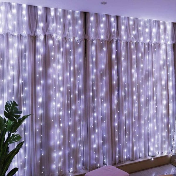 3m x 3m 300 led home outdoor holiday christmas decorative wedding xmas string fairy curtain garlands strip party lights
3m x 3m 300 led home outdoor holiday christmas decorative wedding xmas string fairy curtain garlands strip party lights
