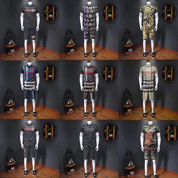 short printing screen red shirt slippery material european style half sleeve handsome men's suit, White;black
short printing screen red shirt slippery material european style half sleeve handsome men's suit, White;black