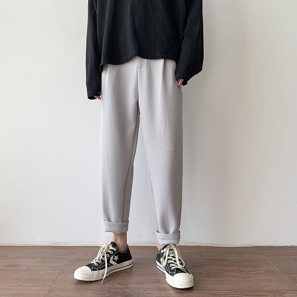 men's pants pleated fashion solid color casual streetwear wild loose hip hop straight trousers m-2xl v1ob, Black
men's pants pleated fashion solid color casual streetwear wild loose hip hop straight trousers m-2xl v1ob, Black
