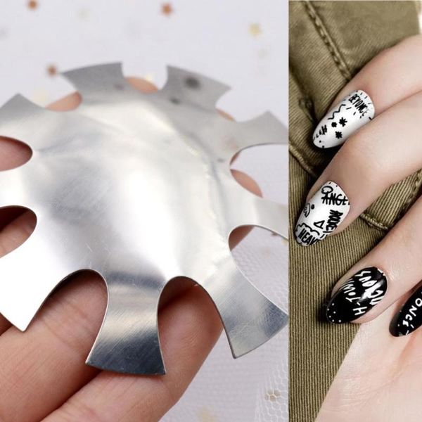 nail art decorations french style stainless steel plates model polishing manicure diy design tools salon template for female, Silver;gold
nail art decorations french style stainless steel plates model polishing manicure diy design tools salon template for female, Silver;gold