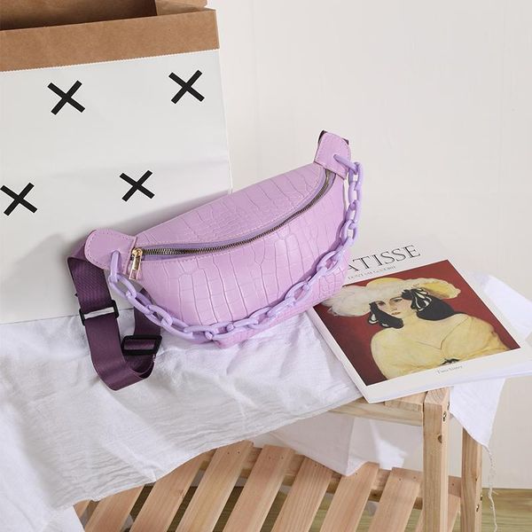 waist bags soft leather solid color ladies messenger bag fashion crocodile pattern and chain female purse
waist bags soft leather solid color ladies messenger bag fashion crocodile pattern and chain female purse