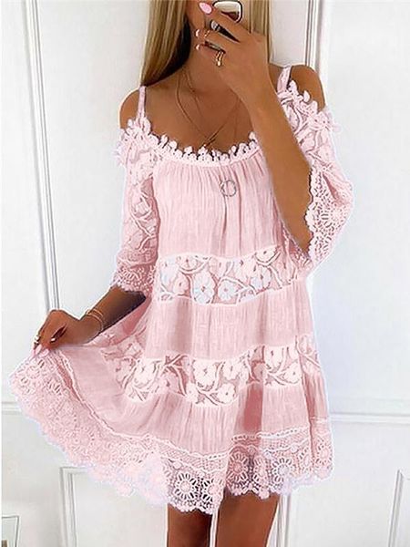 women's swimwear 2021 stitching sling flower waist dress casual solid color loose, White;black
women's swimwear 2021 stitching sling flower waist dress casual solid color loose, White;black