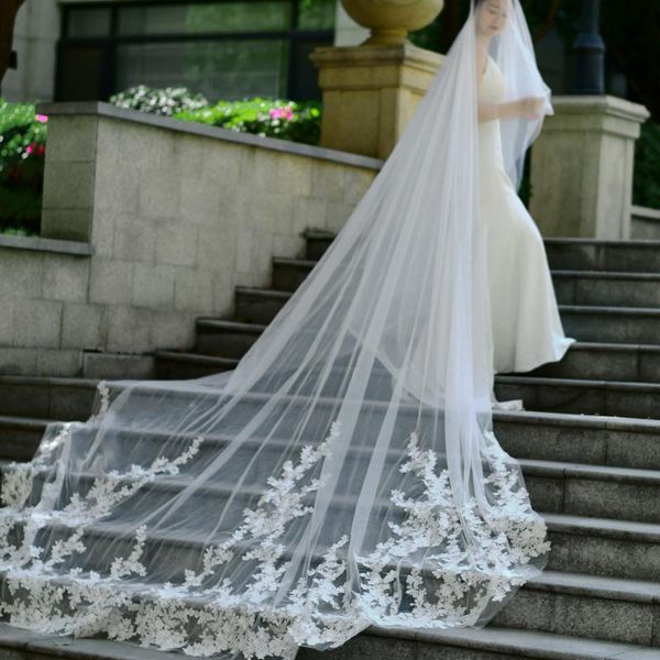 bridal veils ueen v94 3m long cathedral wedding veil lace embroidery applique bride minster embroidered handmade, Black
bridal veils ueen v94 3m long cathedral wedding veil lace embroidery applique bride minster embroidered handmade, Black