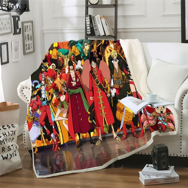 cloocl onepiece 3d print street style air conditioning blanket teens bedding throw blankets plush quilt