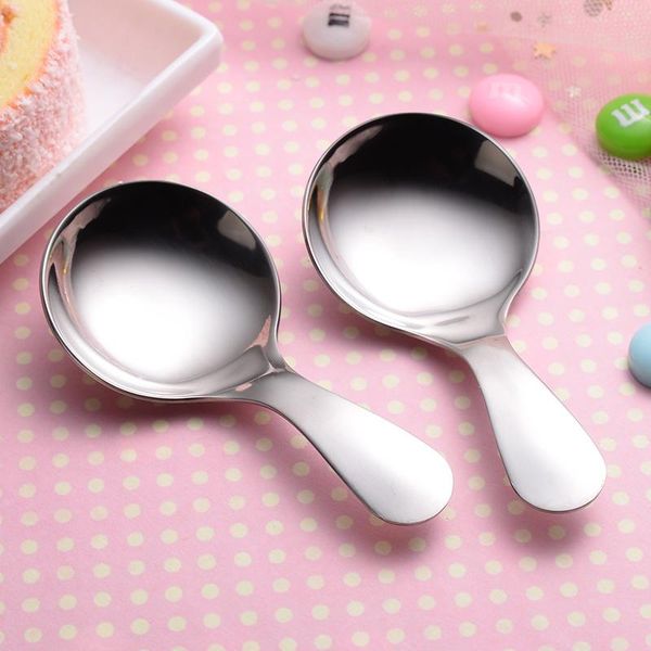 cute 304 small spoon creative dessert ice cream spoon rice round stainless steel tableware kids
cute 304 small spoon creative dessert ice cream spoon rice round stainless steel tableware kids