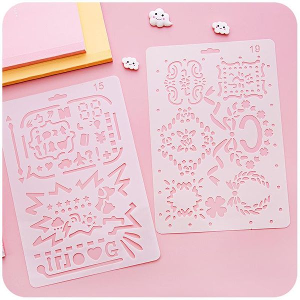1pcs stickers stencils for diy scrapbooking small painting template ruler set drawing tools hand accounts for painting
1pcs stickers stencils for diy scrapbooking small painting template ruler set drawing tools hand accounts for painting