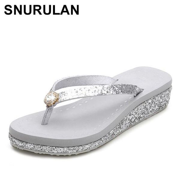 slippers snurulan2021 rhinestones sandals beach flip flops summer wedge diamante shoes without lace slides women zapatos de mujer, Black
slippers snurulan2021 rhinestones sandals beach flip flops summer wedge diamante shoes without lace slides women zapatos de mujer, Black