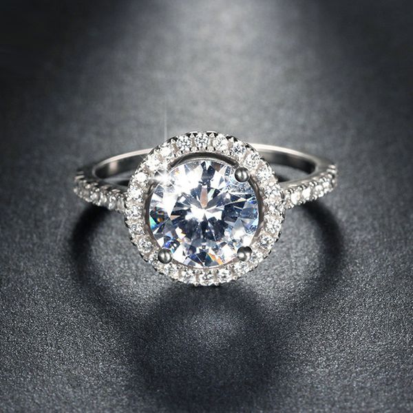 selling plated ring beset zircon feminine fashion simple engagement diamond alloy, Silver
selling plated ring beset zircon feminine fashion simple engagement diamond alloy, Silver
