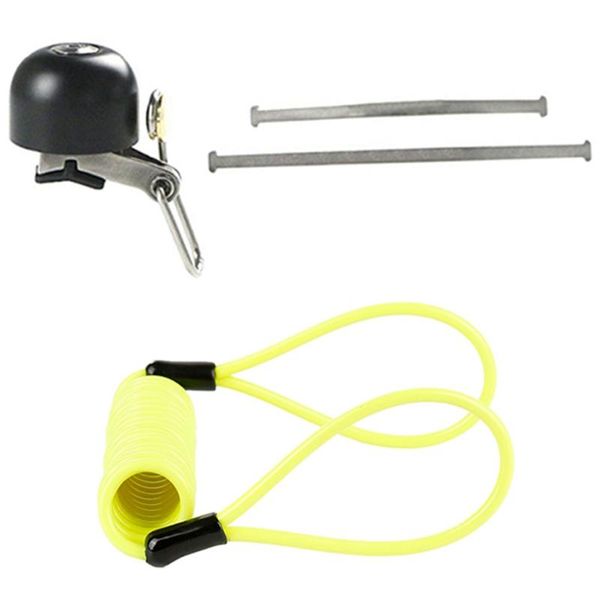 bike horns 2 set bicycle accessories: 1 folding bell retro brass & pcs spring disc lock reminder cable
bike horns 2 set bicycle accessories: 1 folding bell retro brass & pcs spring disc lock reminder cable