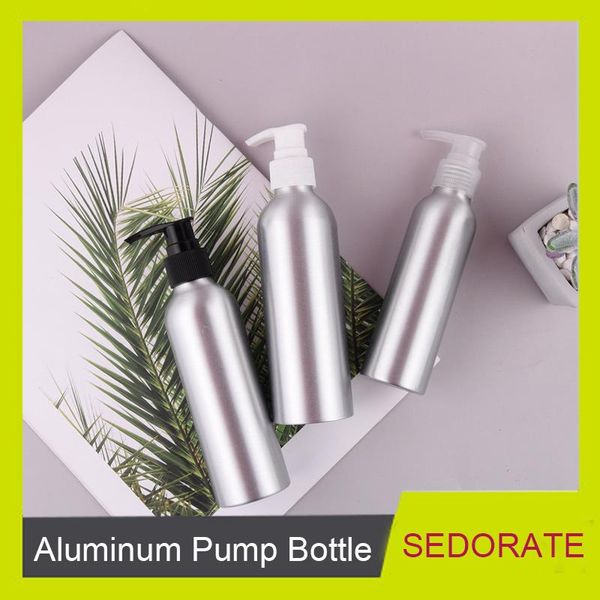 storage bottles & jars sedorate 30 pcs/lot cosmetics refill bottle 150ml silver aluminum with clear black white pump lid travel 
storage bottles & jars sedorate 30 pcs/lot cosmetics refill bottle 150ml silver aluminum with clear black white pump lid travel