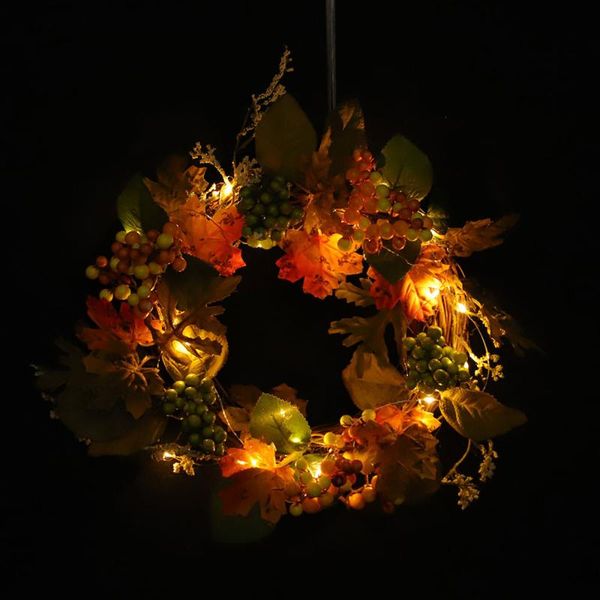 decorations thanksgiving christmas home decoration accessories autumn maple rattan berry leaf door wreath wall ornament w717
decorations thanksgiving christmas home decoration accessories autumn maple rattan berry leaf door wreath wall ornament w717