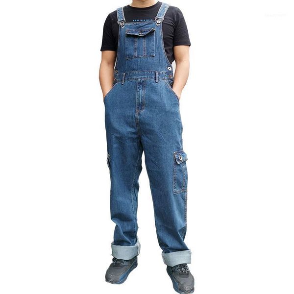 jeans for men men's denim overalls jumpsuit multi-pocket strap straight pants blue more sizes 30-44 46
jeans for men men's denim overalls jumpsuit multi-pocket strap straight pants blue more sizes 30-44 46