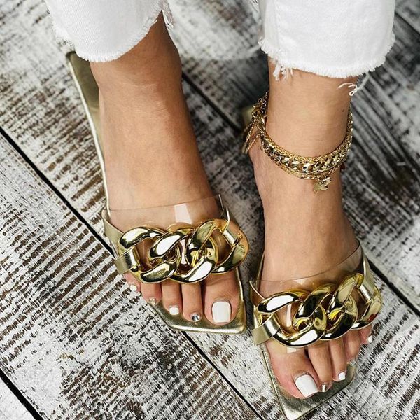 slippers 2021 women chain metal female square toe casual flat ladies transparent slides woman summer beach shoes plus size, Black
slippers 2021 women chain metal female square toe casual flat ladies transparent slides woman summer beach shoes plus size, Black