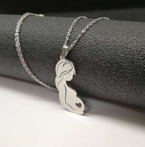 chains 12pcs stainless steel pregnant women and babies necklace pendant mother's day gift, Silver
chains 12pcs stainless steel pregnant women and babies necklace pendant mother's day gift, Silver