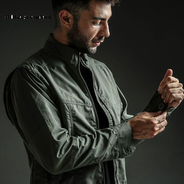 men's jackets spring tactical field bomber jacket light military swat combat special force fall casual male slim pilot coats, Black;brown
men's jackets spring tactical field bomber jacket light military swat combat special force fall casual male slim pilot coats, Black;brown