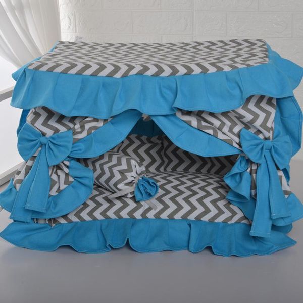 comfortable kennel cotton pet house bracket dog house overall convenient to carry and detachable cleaning 
comfortable kennel cotton pet house bracket dog house overall convenient to carry and detachable cleaning