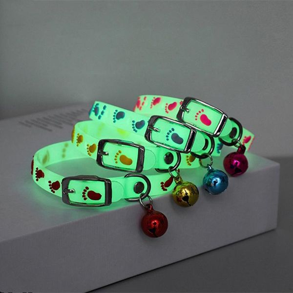 cat collars & leads pet glowing with bells glow at night dogs cats necklace light luminous neck ring accessories drop
cat collars & leads pet glowing with bells glow at night dogs cats necklace light luminous neck ring accessories drop